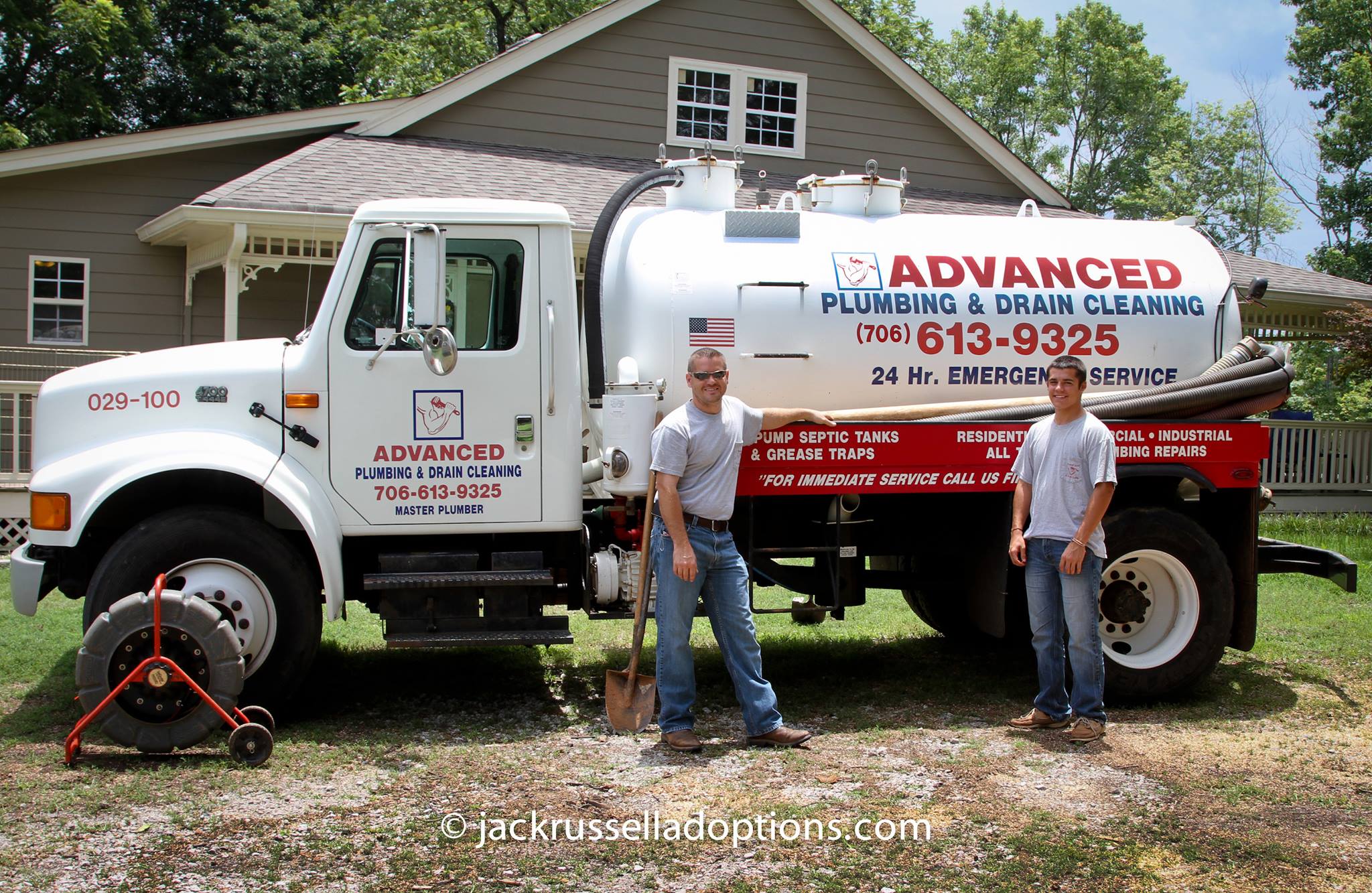 Kelsey and Colin Davis of Advanced Plumbing