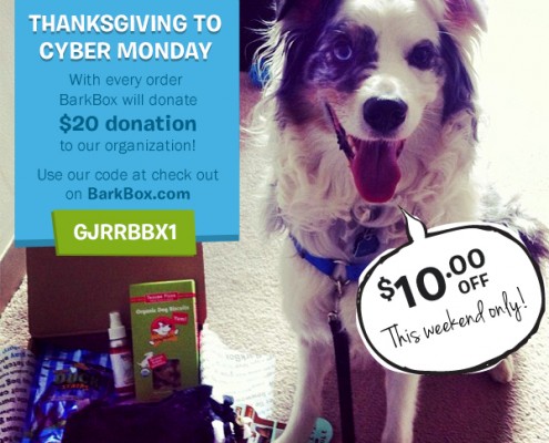 BarkBox Special Thanksgiving Weekend