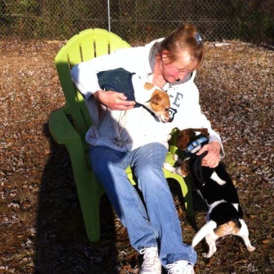 Donna with Pumpkin and Chuckie