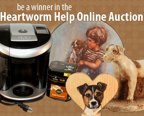 Be a winner in the Heartworm Help Online Auction!