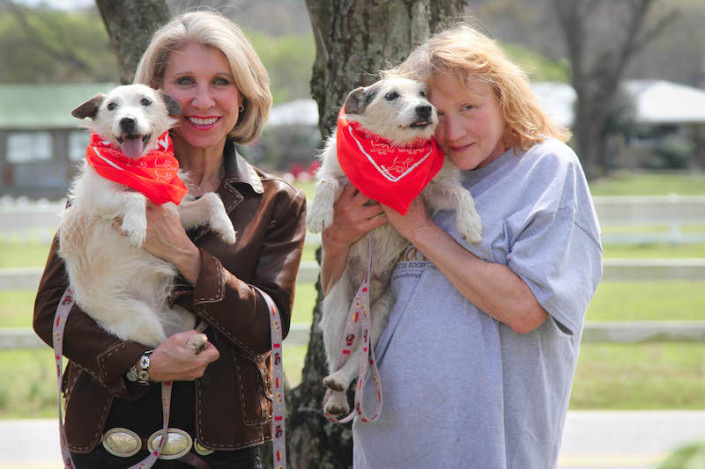 Jane and Mama Donna with the dynamic duo, double trouble, rowdy rock stars ... Eli and Elanor go by so many names.