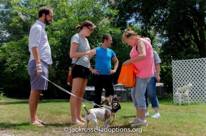 Jax on adoption day