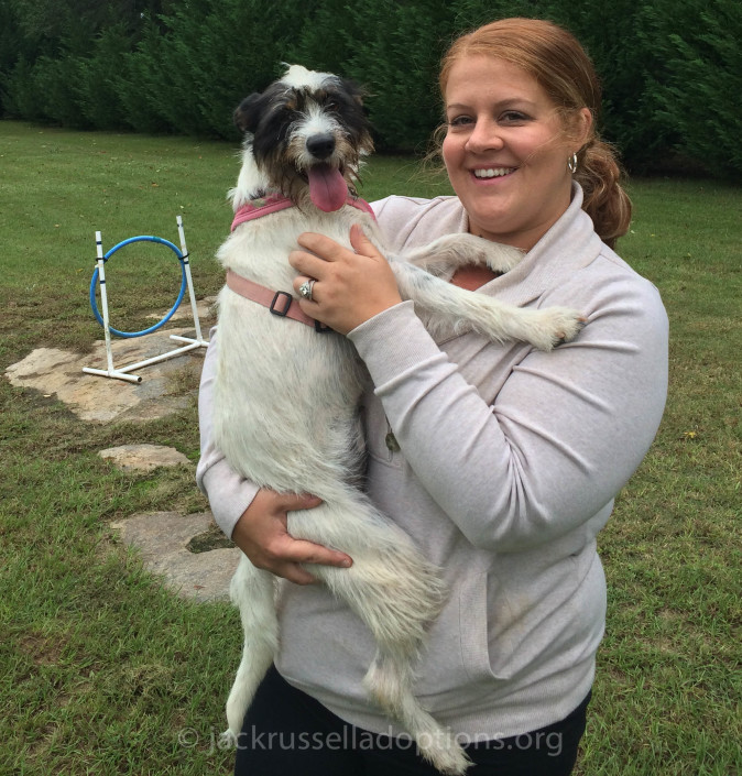 Mama Mia and her mama Jenna on adoption day!