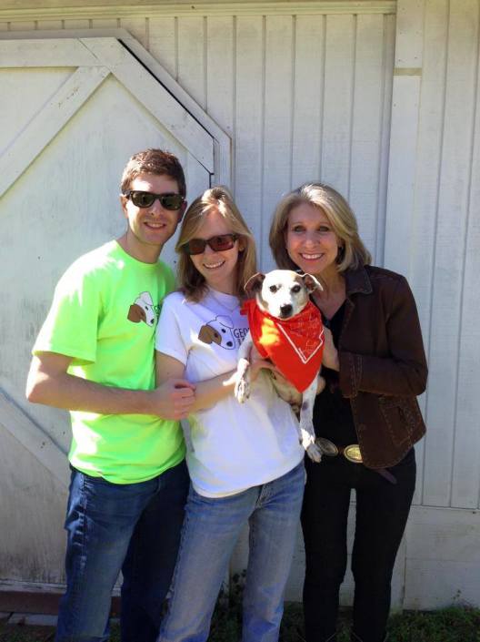 Mike, Lily and Cobb with Jane