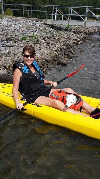 Penny kayaking