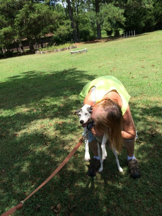 Rocky saying goodbye to Mama Donna