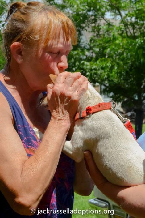 Mama Donna saying goodbye to Rosie