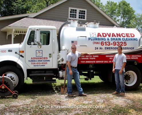 Advanced Plumbing of Athens donated their services when our septic system went haywire.