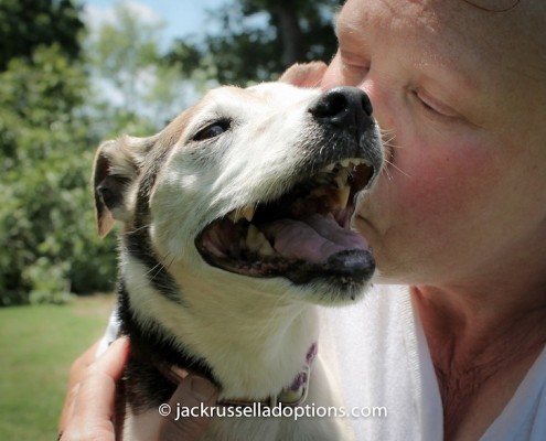 Mama Donna kissing Skip